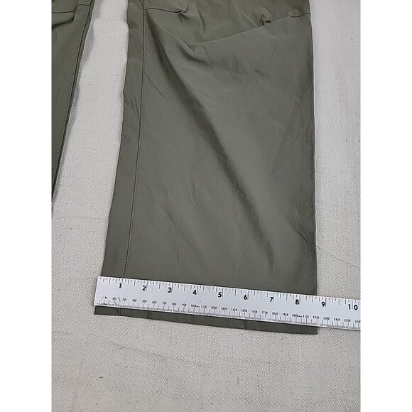Eddie Bauer Convertable Hiking Pants Mens 38x30 * Green Stretch Lightweight EUC - Picture 4 of 14